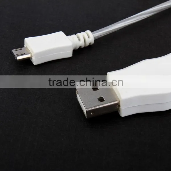 New Technology Dual Color USB 2.0 Otg Micro LED Usb Cable for Android Mobile Phone photo-5