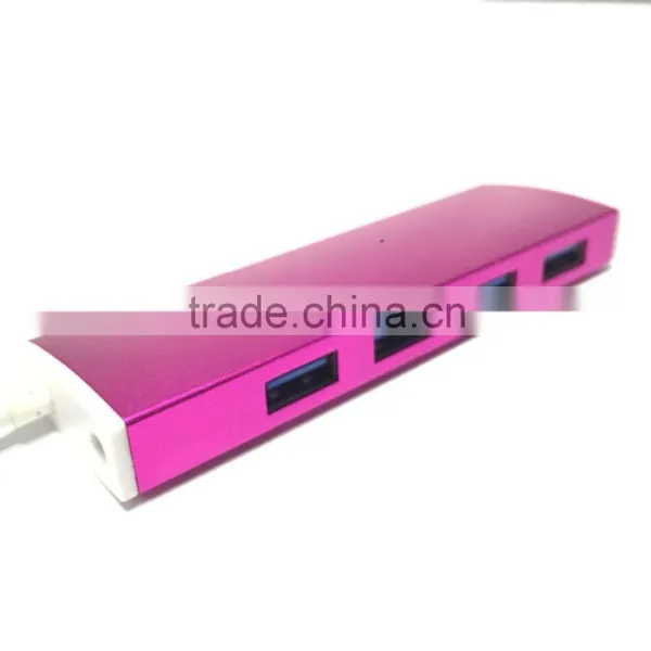 Different Color Fancy Popular Slim USB Hub 3.0 4 Ports photo-4
