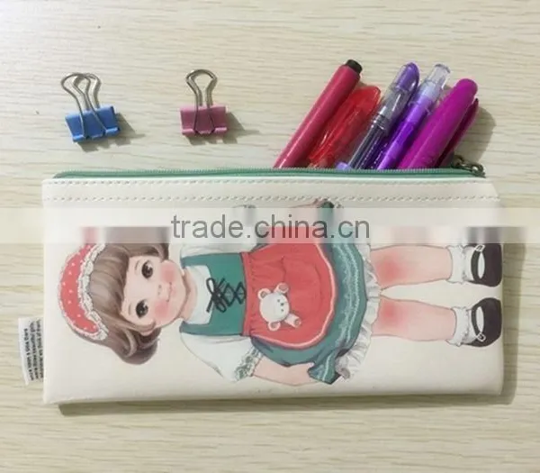 Fashion Funny Clear Cartoon Wholesale pu School Unbranded Pencil Case Pattern Customizable for Girl photo-5