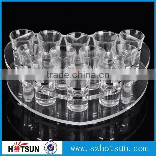 Modern Design Various Styles Acrylic Wine Glass/ Acrylic Wine Display Rack photo-3