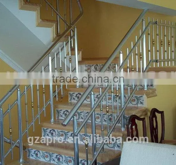Fashional Pattern Aluminum Handrail Glass Balustrade Railing Low Price photo-3