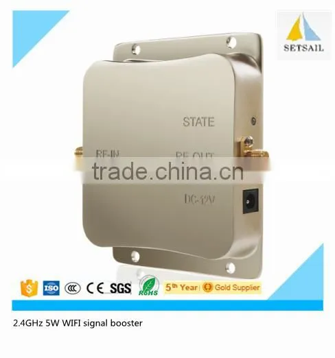 802.11b/g/n 1000mW 5W 2.4GHz WIFI Signal Booster ( 2.4G WIFI Signal Amplifier For WLAN )
