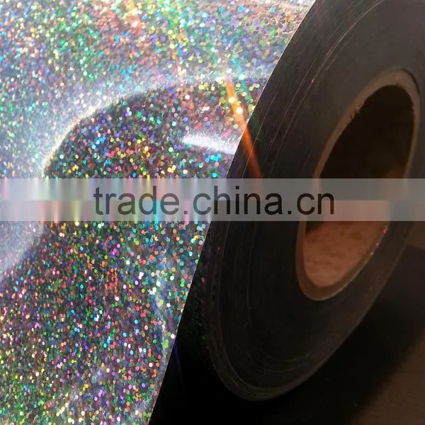 GIO-HOLO / PU HOLOGRAM SHINY PRISMATIC VINYL FOR TEXTILE HEAT TRANSFER FILM CAD PLOTTER CUT