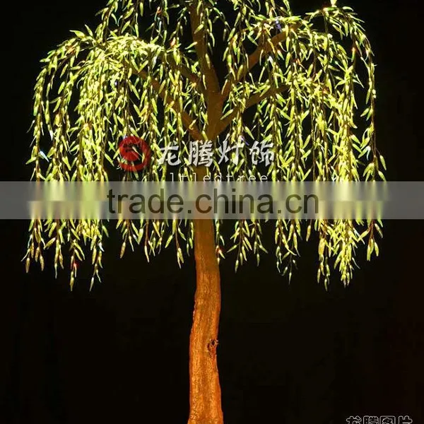24V Super Simulation Led Lighted Willow Tree photo-2