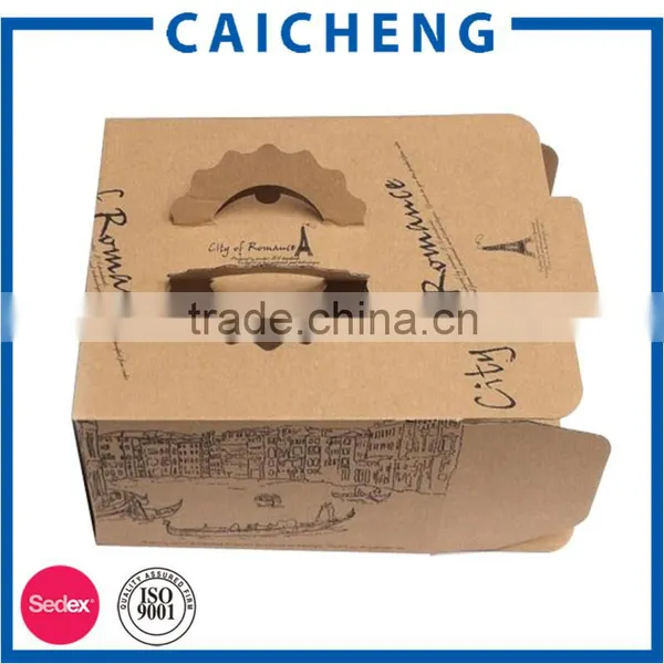 Recycled Materials Feature and Hand-held Kraft Paper Cake Box photo-4