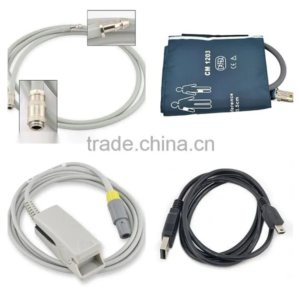 2016 New Product Big Color LCD 24 Hours SpO2 Ambulatory Monitoring ABPM System photo-3