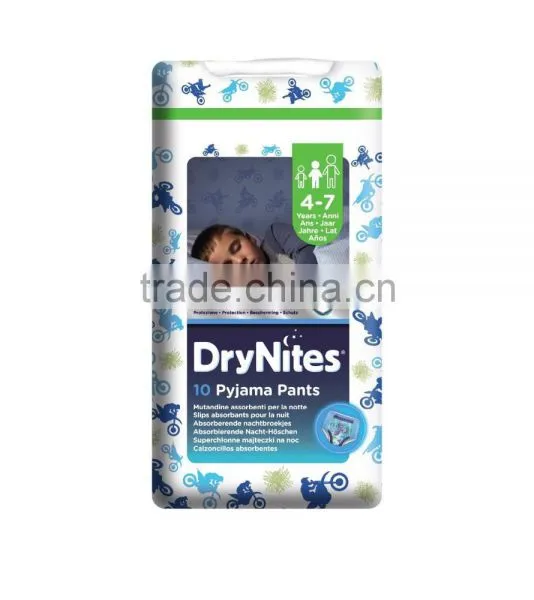 Huggies DryNites Pyjama Pants for Boys - 4 to 7 Years, 3 x Packs of 10 Pants