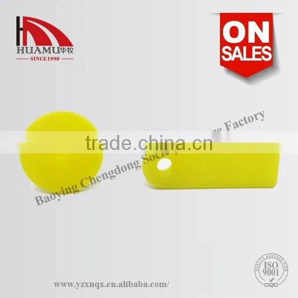 Ear Tag for Buffalo With Metal Pin and TPU in Yellow 50*16 mm photo-2