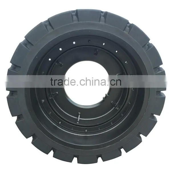 Solid Tire for Reachstackers Forklift Truck Tire 14.00-24 18.00-25 Etc. photo-6