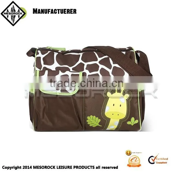 Fashion Design Wholesale Multifunctional Cotton Custom Mommy Diaper Bag photo-2