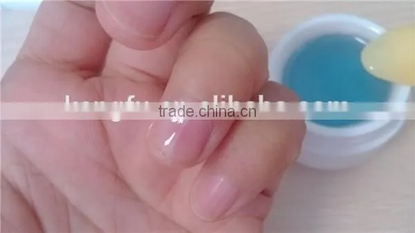 UV Builder Gel Made in China Transparent Blue Extension Gel photo-3