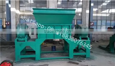 Automatic Type 25 Blades Waste Plastic Two Shaft Shredder Machine photo-3