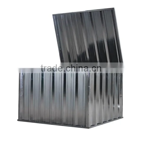 Steel Garden Storage Box Led Light Flower Pot photo-2