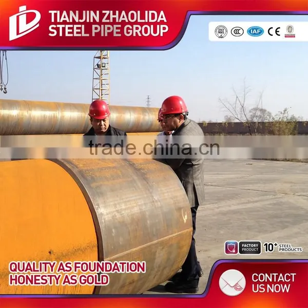 Premium Quality Hdpe Spiral Pipe Helical Welded Pipe} photo-5