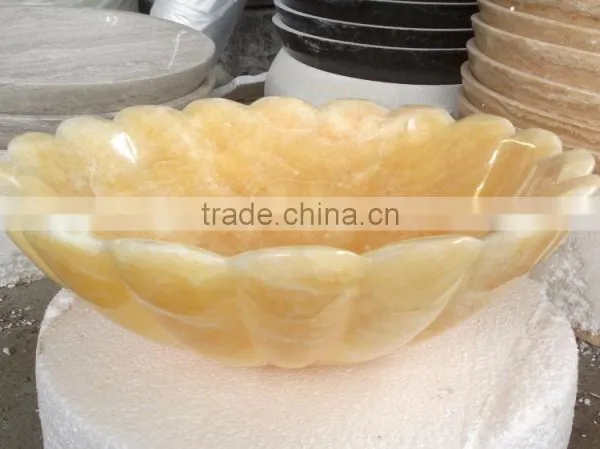Flower Shape Round Marble Basins&sinks photo-3