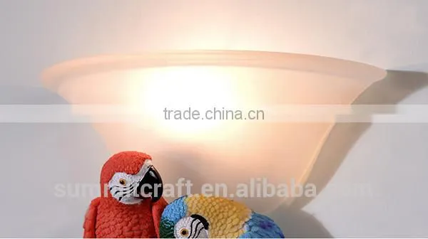 Resin Parrot Animal Shaped Wall Lamps for Home photo-5