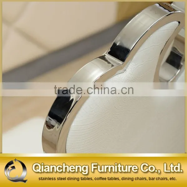 European Style Elegant White Dining Chair photo-3