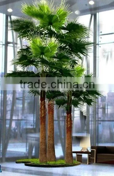 Outdoor Indoor Artificial Coconut Palm Tree UV Proof High Quality High Simulation Fake Palm Tree photo-5
