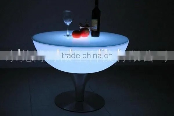 Durable High Quality PE Spa Ledlight up LED Coffee Table photo-2