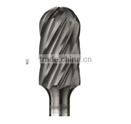 Single Cut Radius End Cylindrical Tungsten Solid Carbide Burrs Of Plastic Tube Packing photo-2