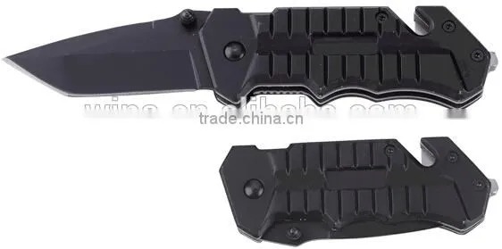 Safety Stainless Steel Tactical Folding Knife, Survival Knife, Camping Knife photo-3