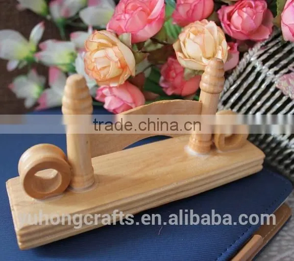 Hot Selling Bamboo Hand Fan Stand Promotional photo-4