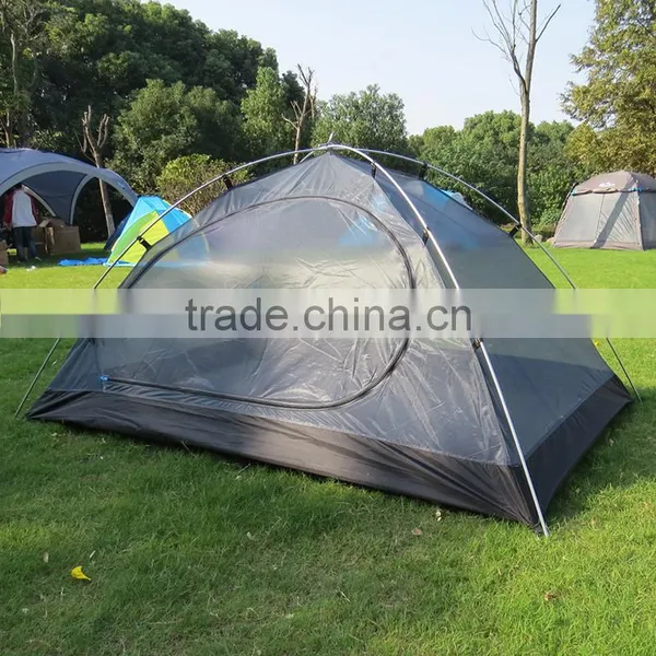Aluminium Pole Two Layer 2 Person Camping Tent photo-2