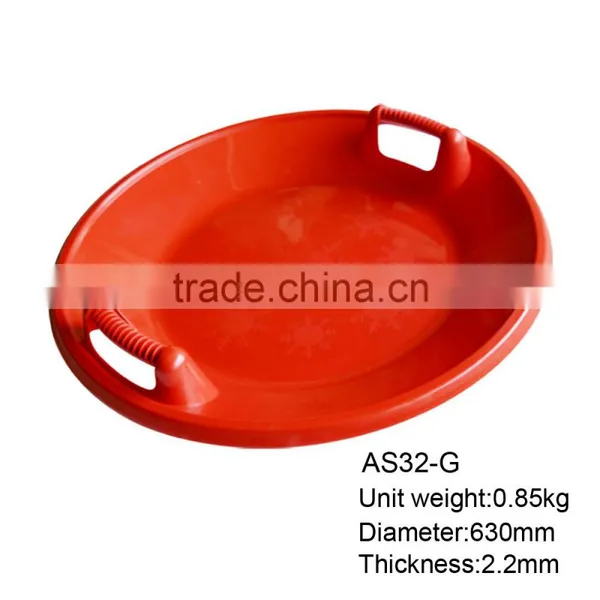 PLASTIC FLYING SAUCER SNOW SLEDS Downhill Pro Disc Winter Saucer Snow Sled Snow Fly photo-6
