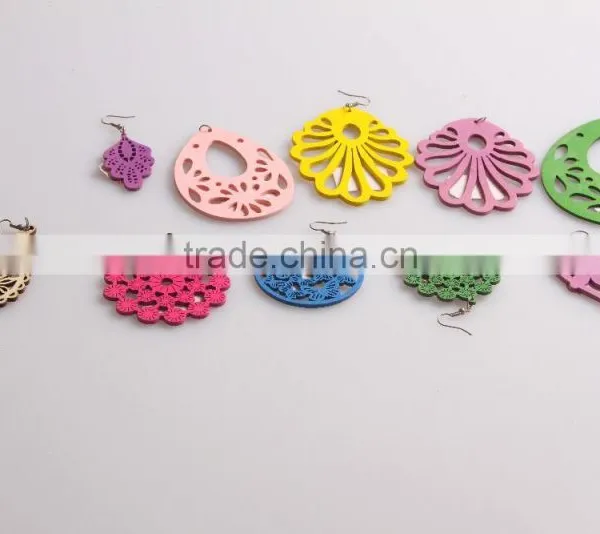 Unfinish African Wooden Earrings photo-2