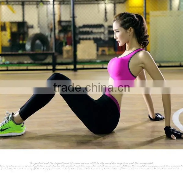 2016 New 2015 New Style Women Yoga Clothes Plain Sport Bra photo-2