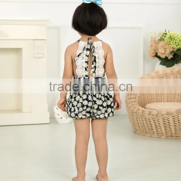 Fashion Baby Bodysuit/jumpsuit Lace Floral Baby Clothes Romper Wholesale photo-5
