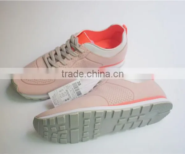 Leftover Stock Clearance Women Jogging Shoe Lightweight Waterproof Sport Shoes photo-4