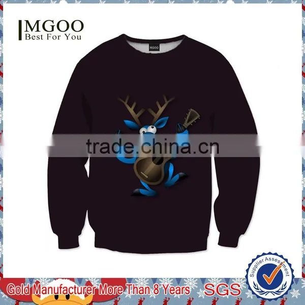 MGOO OEM Privated Label Custom Crewneck Sweatshirt Wholesale Christmas Pullover Sweatshirts Fleece Sweatshirt For Winter photo-5