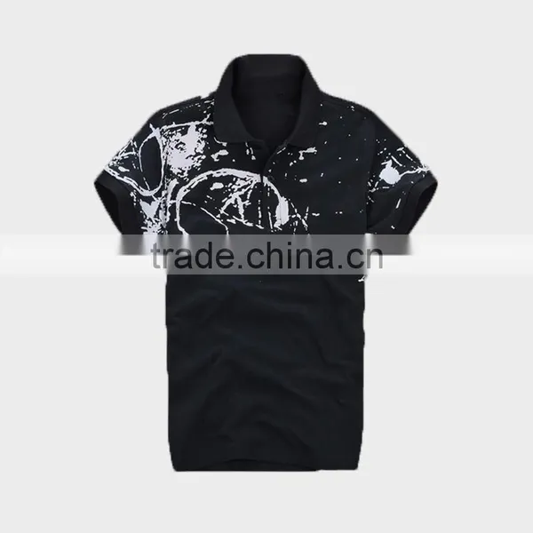 2015 Men's Polo Shirt With All Over Print photo-2