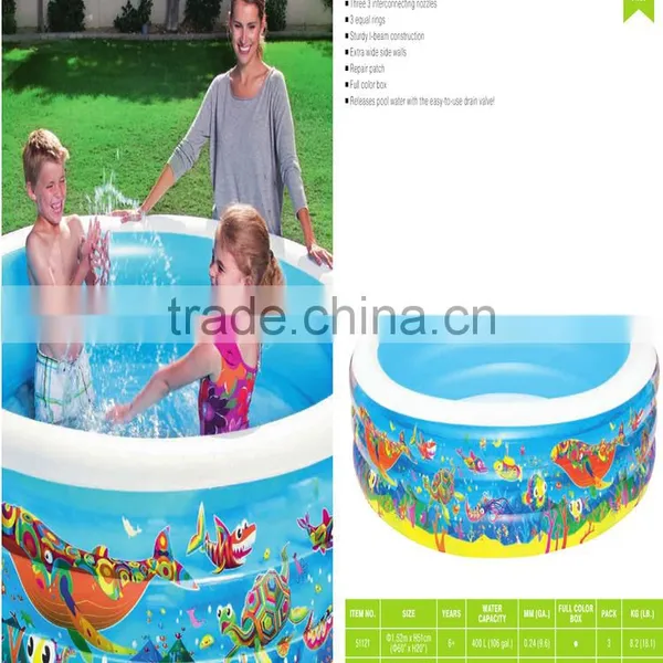 Bestway 2.29 m x H56cm Three-ring Crystal Pools photo-2