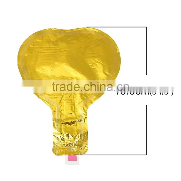 Aluminium Foil Balloons Party Decoration Heart Golden photo-2