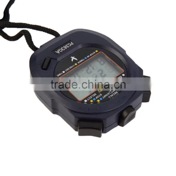 LEAP PC3830A Professional Stopwatch Large-screen Digital LCD Timer Chronograph Counter With 3 Row 30 Memories Stop Watch photo-3