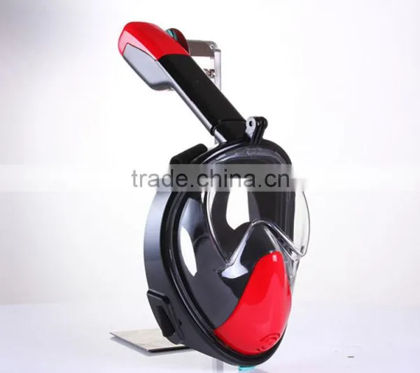 High Quality Silicone Full Face Diving Mask 180 Degree Snorkel Mask Snorkel for Mask With Gopro Mount photo-2