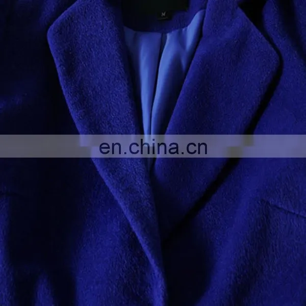 2017 Latest Design Dark Blue Winter Coat for Women With Trench Coat photo-3