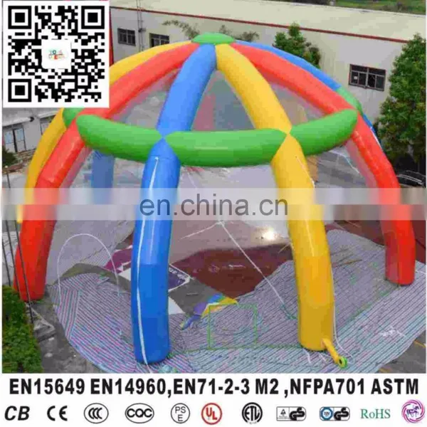 Rainbow Color Inflatable Air Dome Tent for Sale Spider Marquee Party Tent photo-2