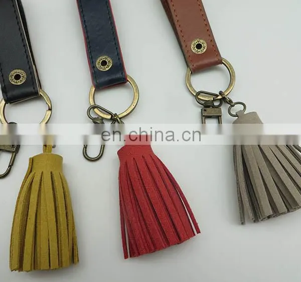 Various Kinds Personalized Design PU Leather Souvenir Keychain photo-6