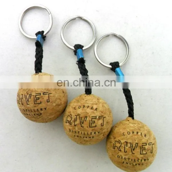Custom Cheap Promotional Printing Foam Floating Cork Keychain photo-3