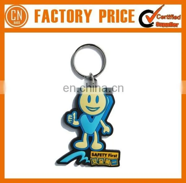 High Quality Custom Shape Keychain Soft PVC Rubber Keychains