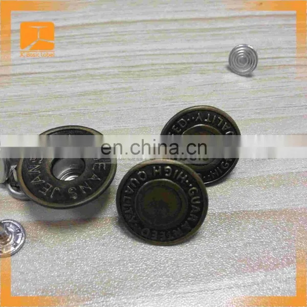 Custom Black Jeans Buttons photo-3