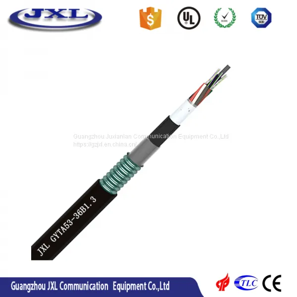 Factory Price Fiber Optic Cable Types GYTA53 Optical Fiber Cable