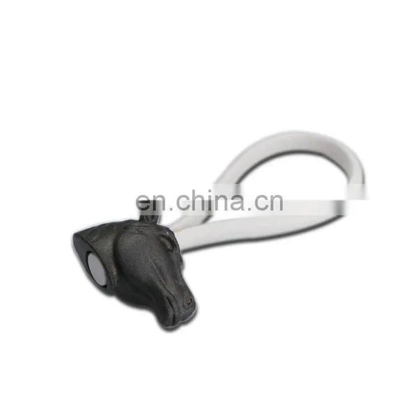Lovely Animal Head Shaped Silicone Keychain photo-2