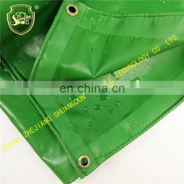 Coated Fabric,Green Tarpaulin and Waterproof Canvas Can be Made in Various Sizes. China Zhejiang Canvas Factory.