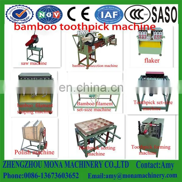 Complete Production Line Bamboo Toothpick Making Machine Price photo-4