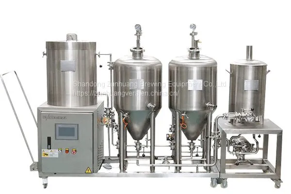 10 Gallon Stainless Steel Copper Mini Beer Brewing Equipment Mash Tun Homebrewing Machine photo-4