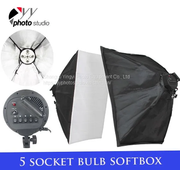 Photo Studio Softbox Only for 5 Head Continuous Lighting Socket, YB206 photo-2